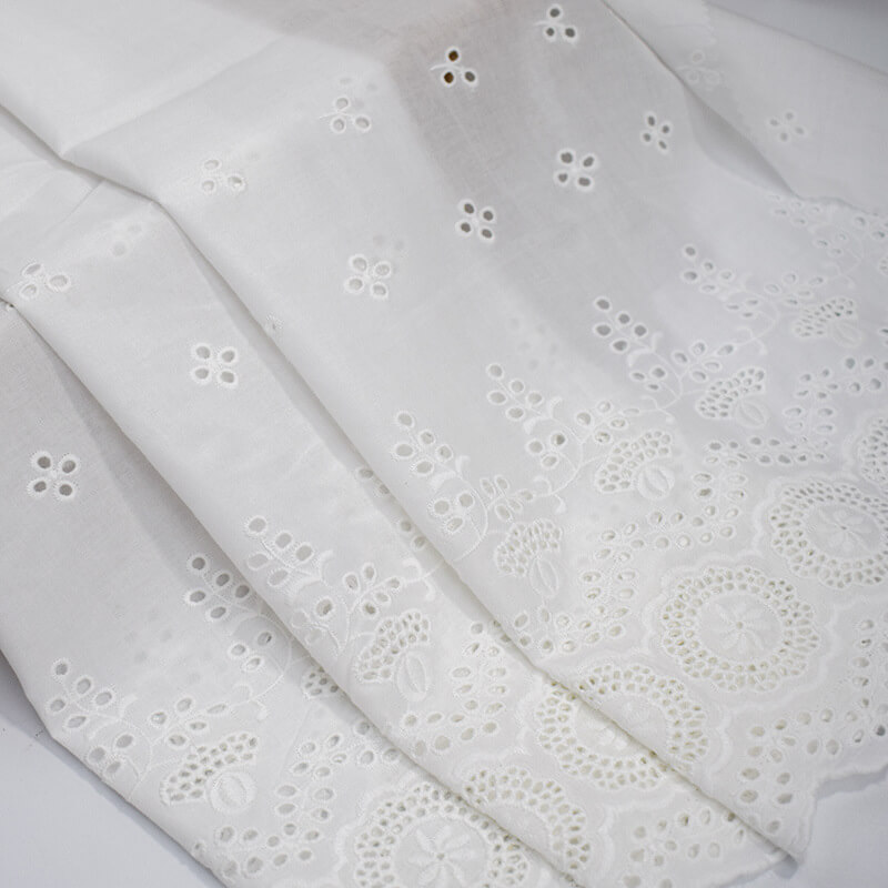 Embroidered Fabric Dress 100% Cotton for Women's Wear Wholesale Suppli 6